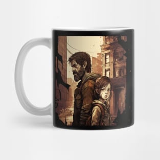 The last of us cartoon illustration Mug